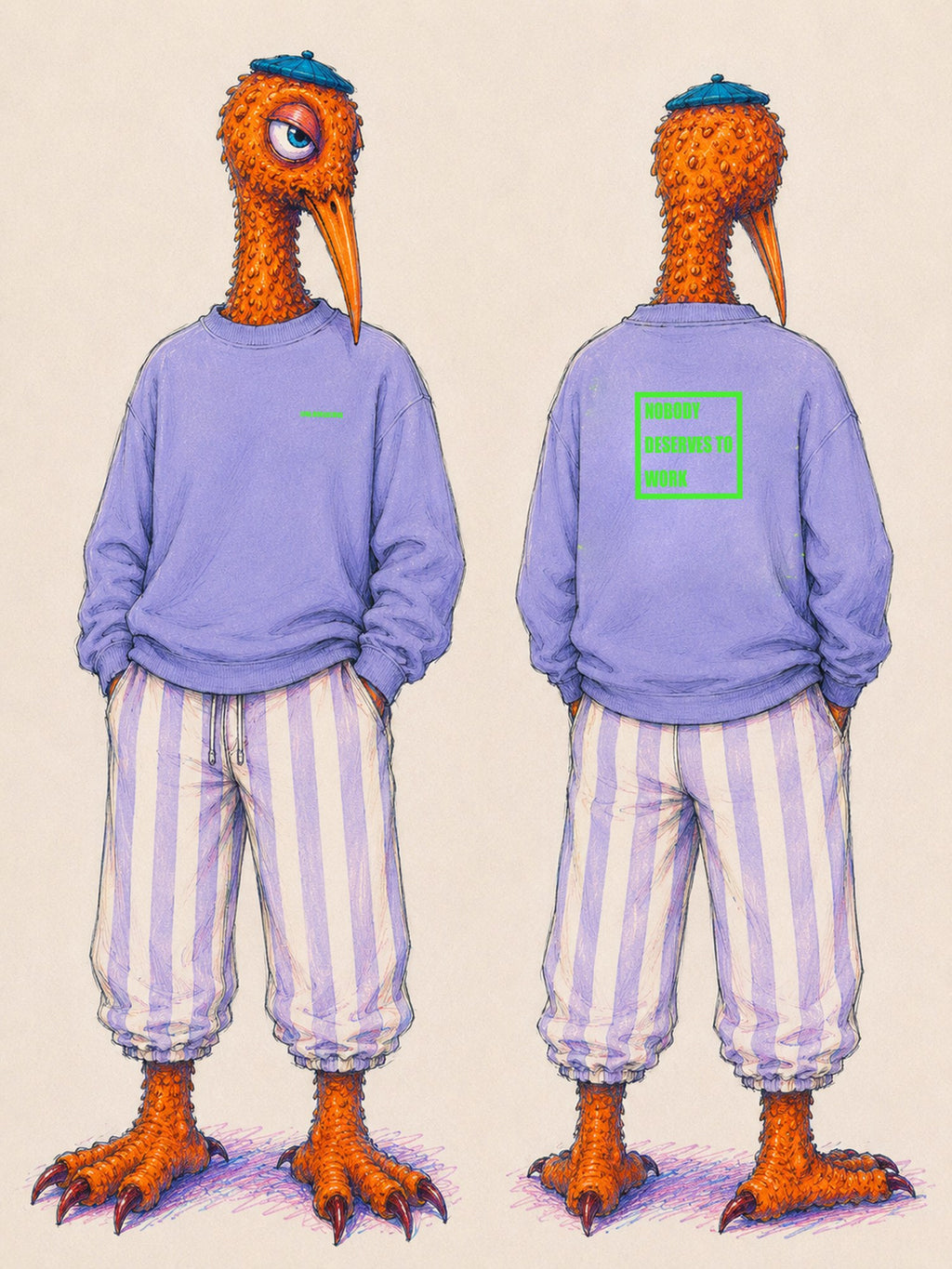 NDTW Sweatshirt — Violet