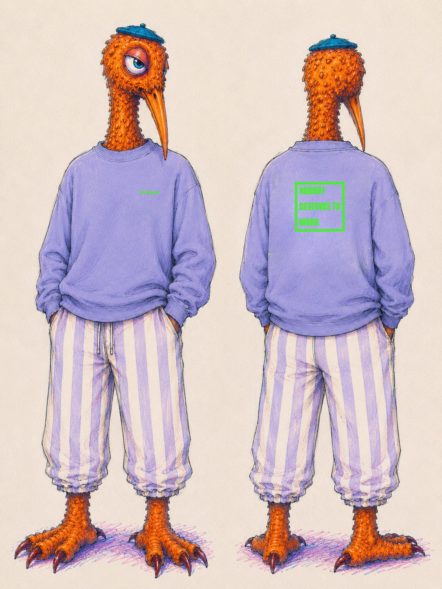 NDTW Sweatshirt — Violet