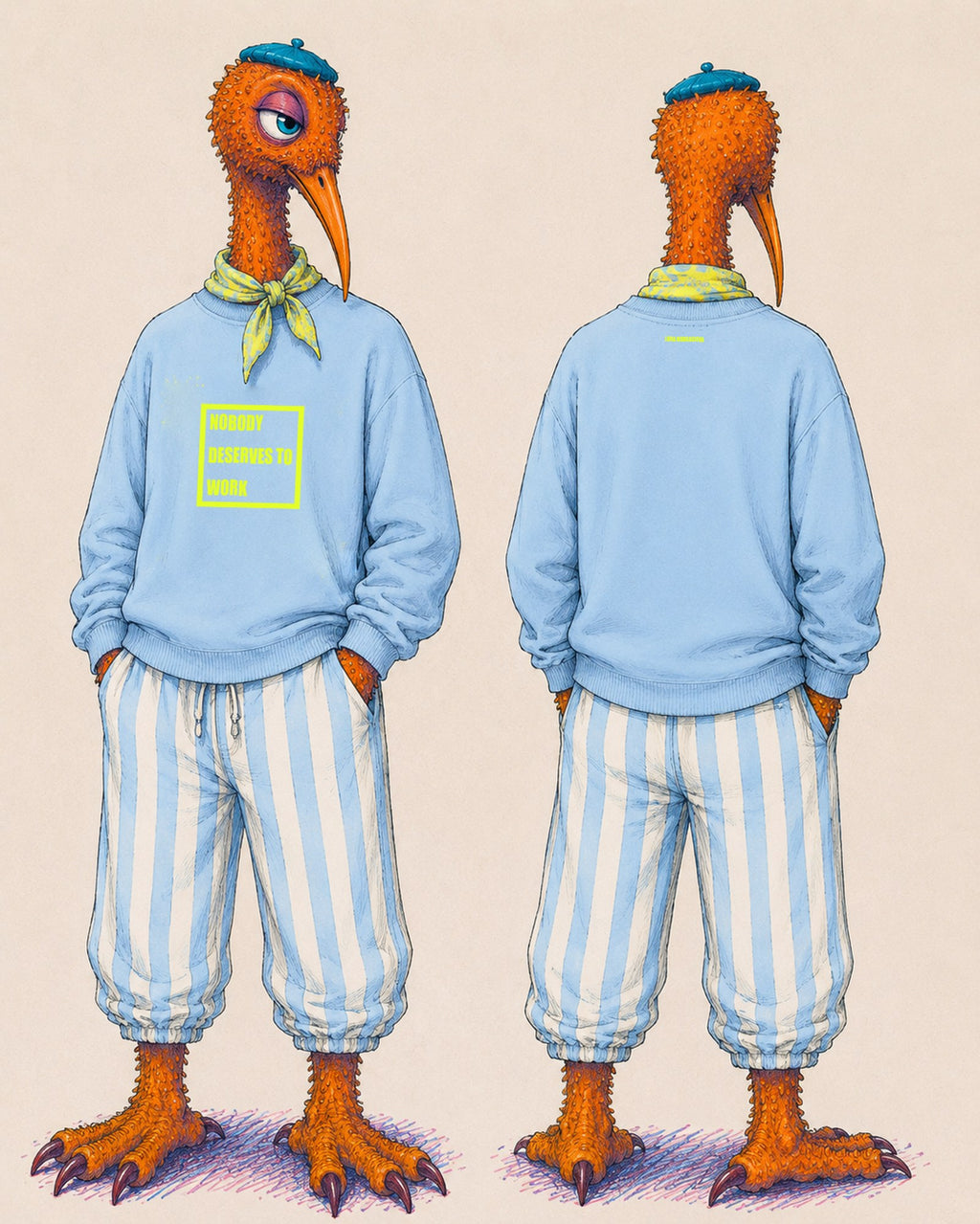 NDTW Sweatshirt — Baby Blue