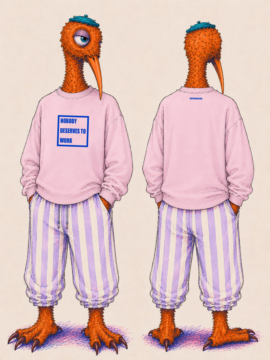 NDTW Sweatshirt — Cotton Pink