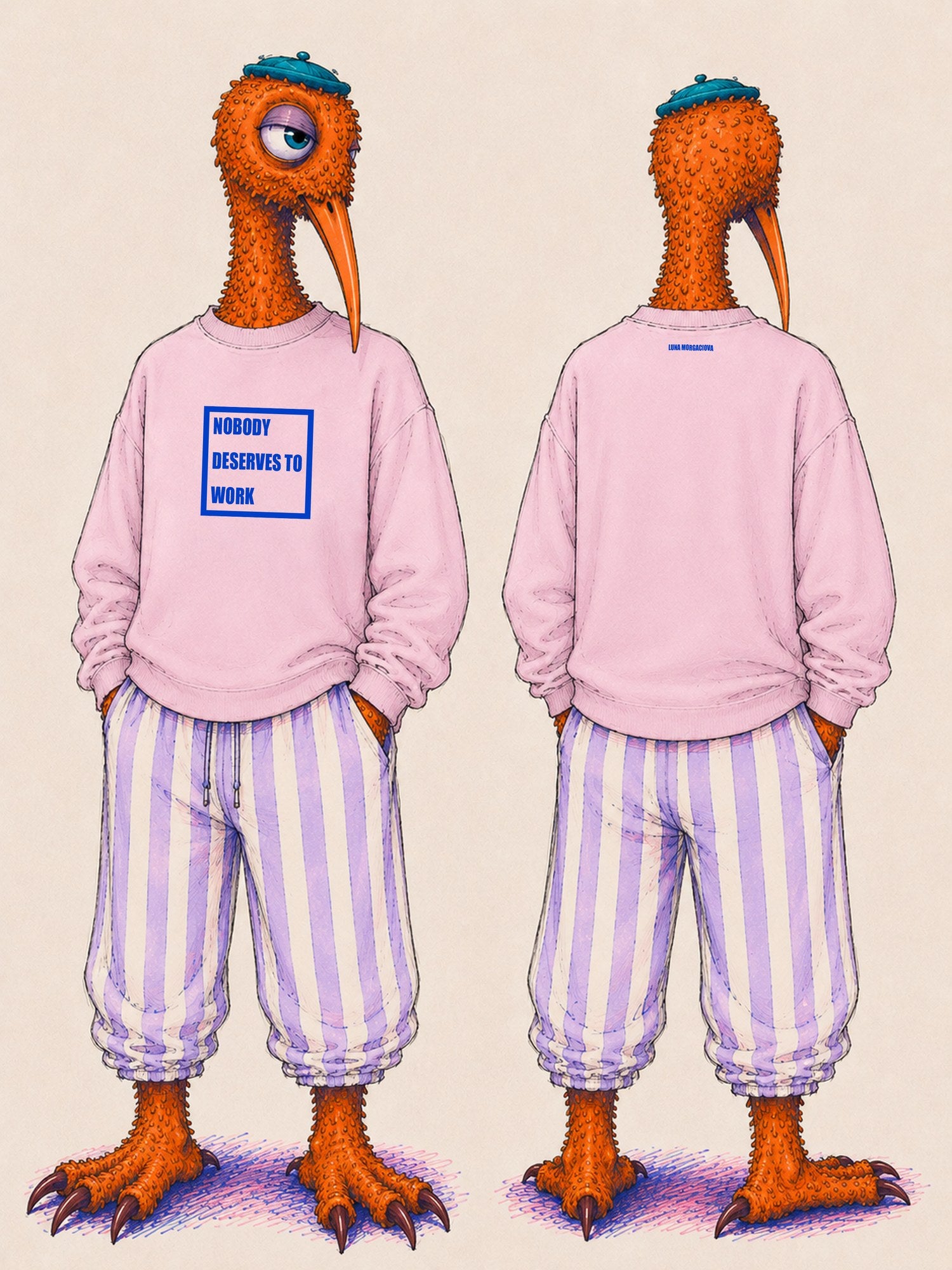 NDTW Sweatshirt — Cotton Pink