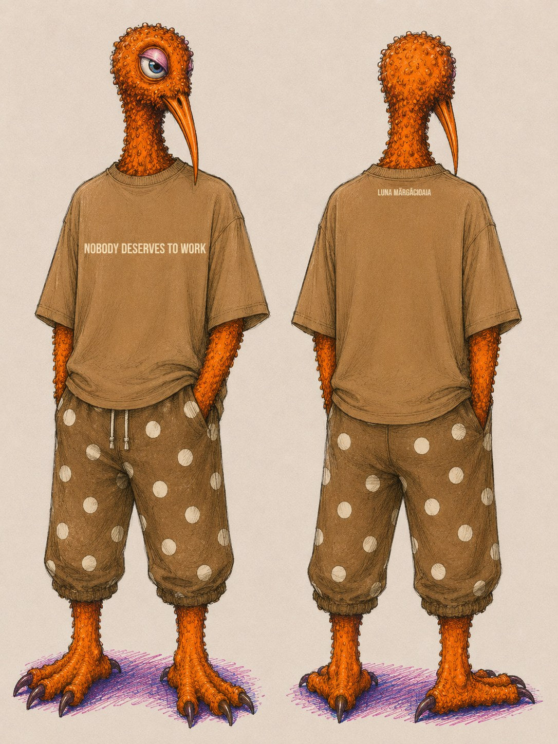 NDTW T-Shirt — Latte